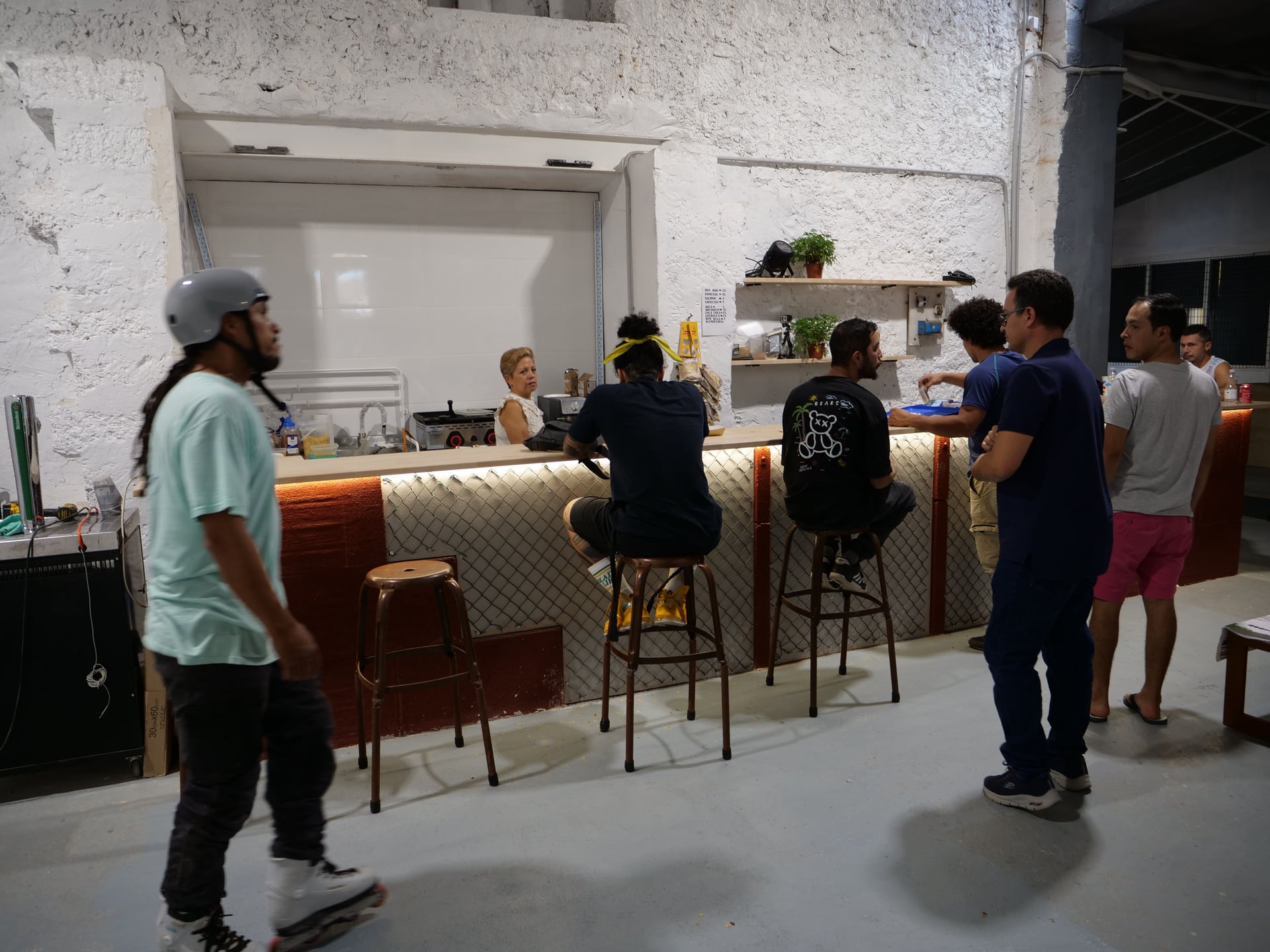 Musical atmosphere at the skatepark